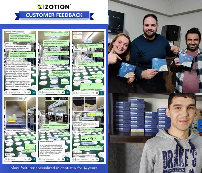 Denture Teeth Zirconia Block cad cam price dental zirconia disc blank block customer feedback Denture Teeth Zirconia Block cad cam price dental zirconia disc blank block customer feedback