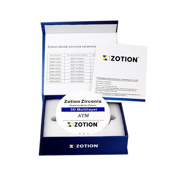 3D Multilayer Dental Zirconia Blocks For Zirconia Teeth Crowns