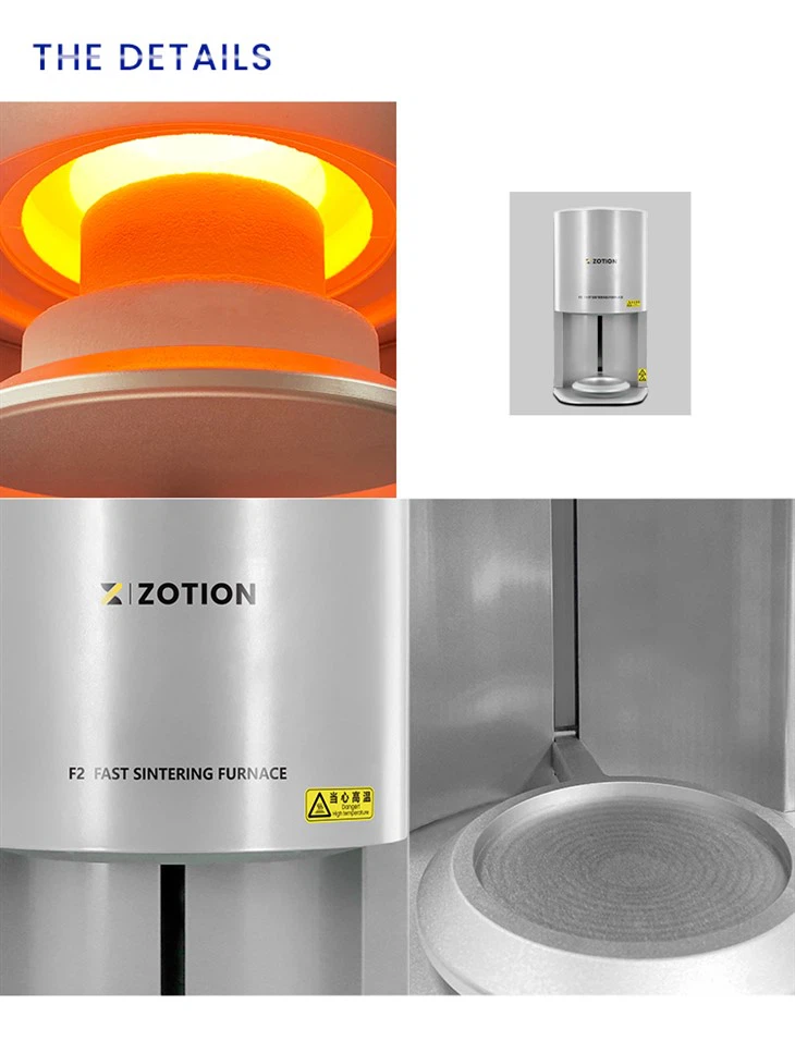 Zotion Dental Lab Zirconia Block Fast Sintering Furnace F2