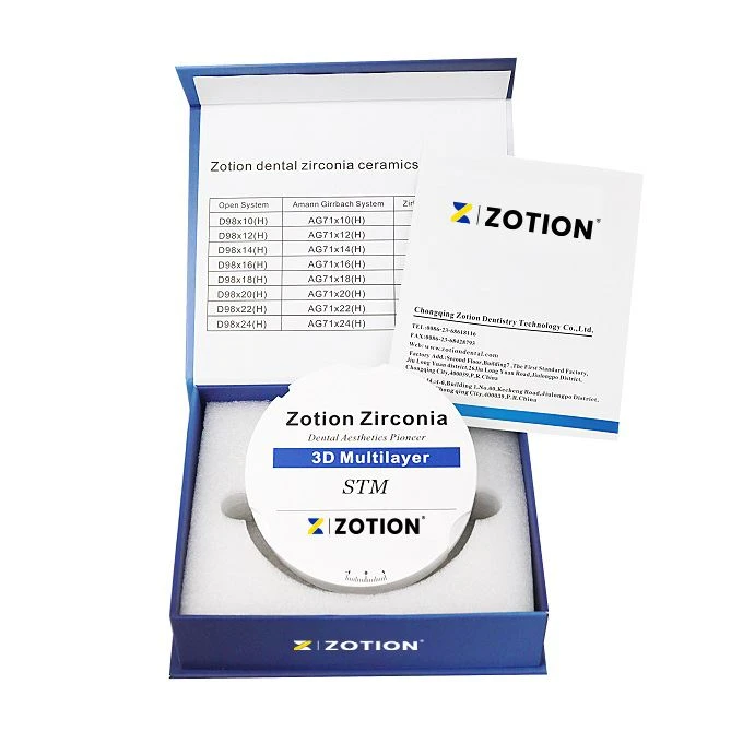 Zotion Zirconia Block For Cad Cam Systems